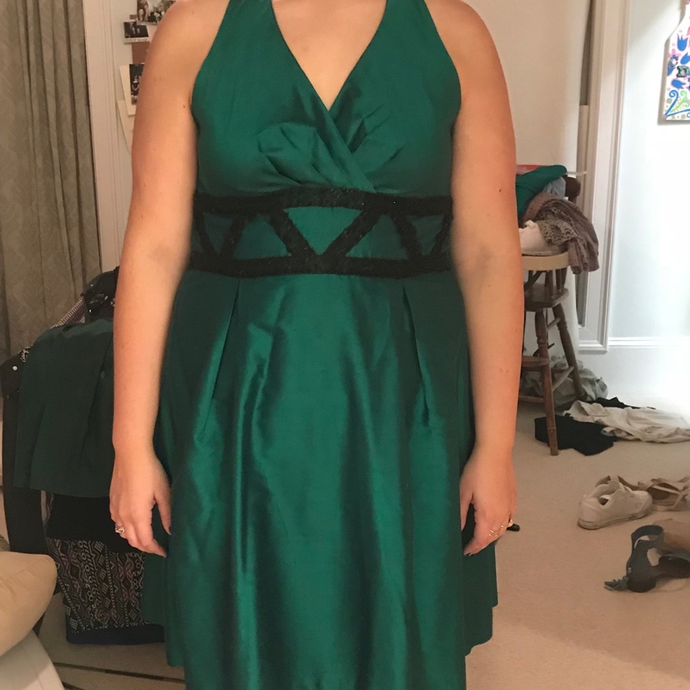One of a kind green dress